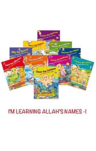 Im Learning Allahs Names 1 SET (10 Books) - Allahın İsimlerini Öğreniy