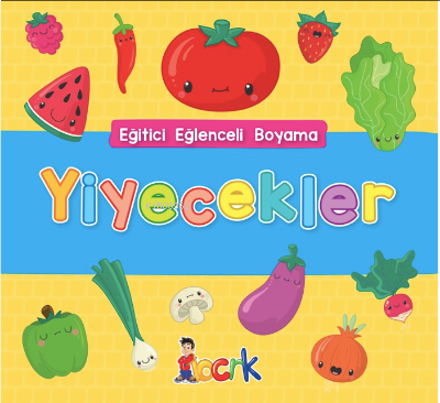 Eğitici Eğlenceli Boyama Yiyecekler