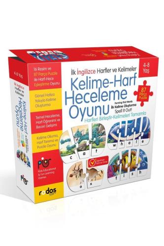 İlk İngilizce Harfler ve Kelimeler-Kelime-Harf Heceleme Oyunu