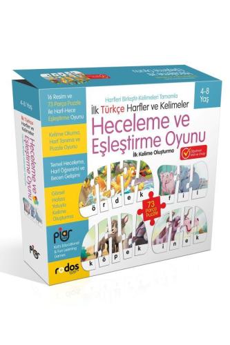 İlk Türkçe Harfler ve Kelimeler-Heceleme ve Eşleştirme Oyunu