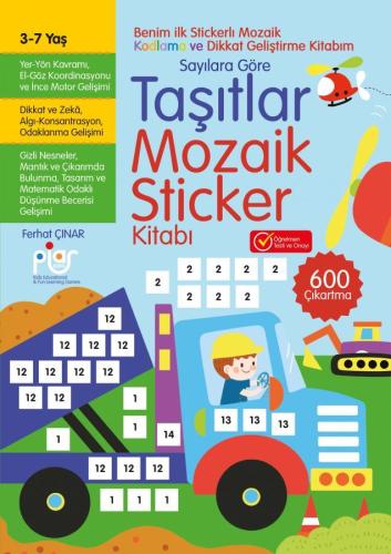 Sayılara Göre Taşıtlar Mozaik Sticker Kitabı